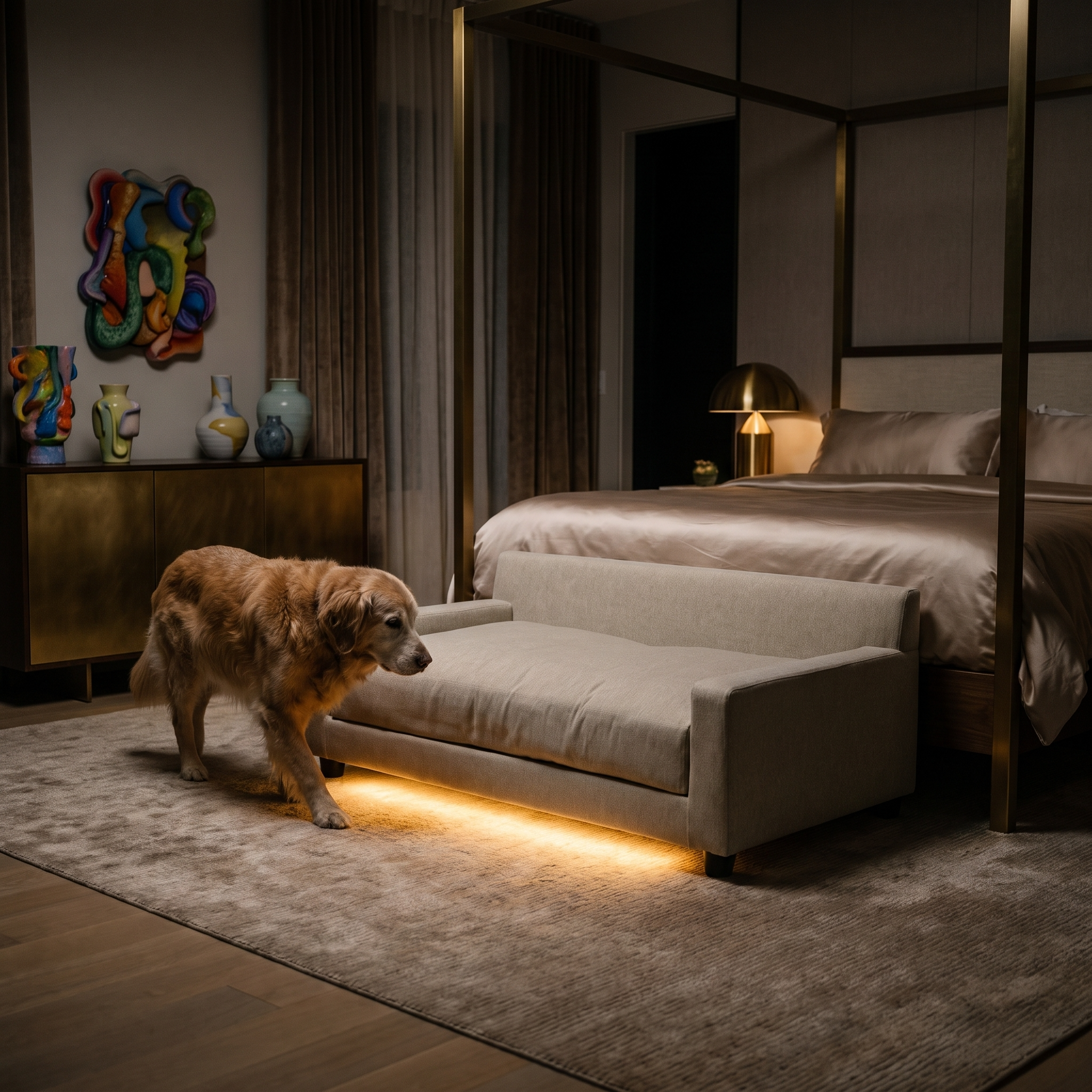 NaviRest™ Motion-Activated Pet Bed Guidance Light 679