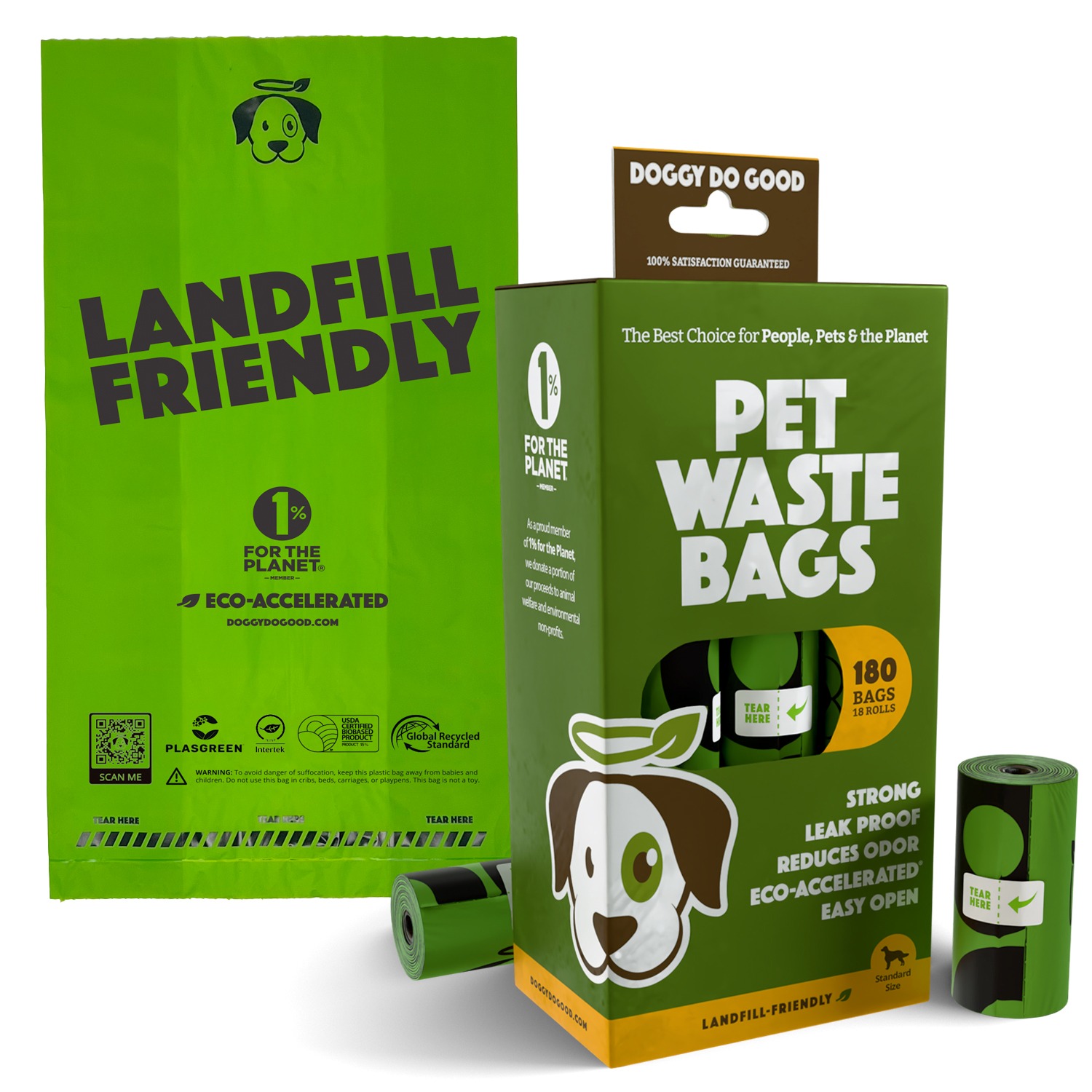 Landfill-Friendly Pet Waste Bags by Doggy Do Good 680