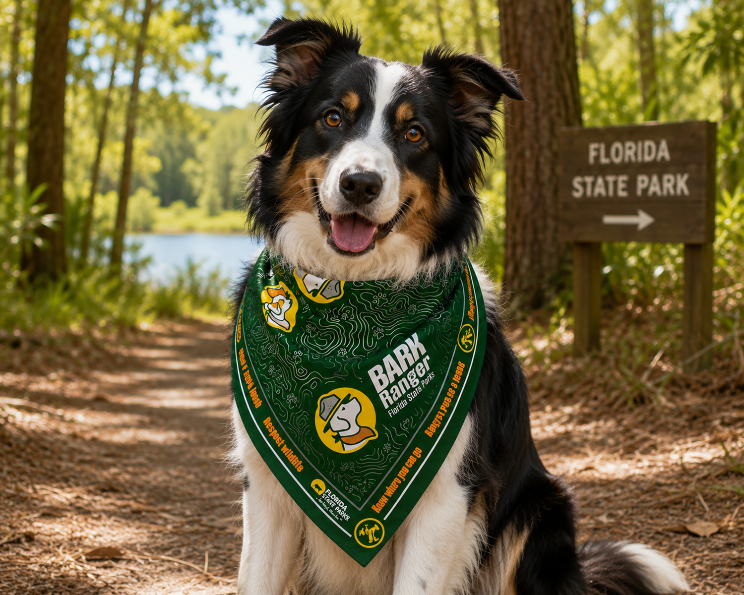 Performance 2-Way Stretch No-Sew Pet Bandanna Triangles XS-SM and Med-LG Sizes - USA Made 767