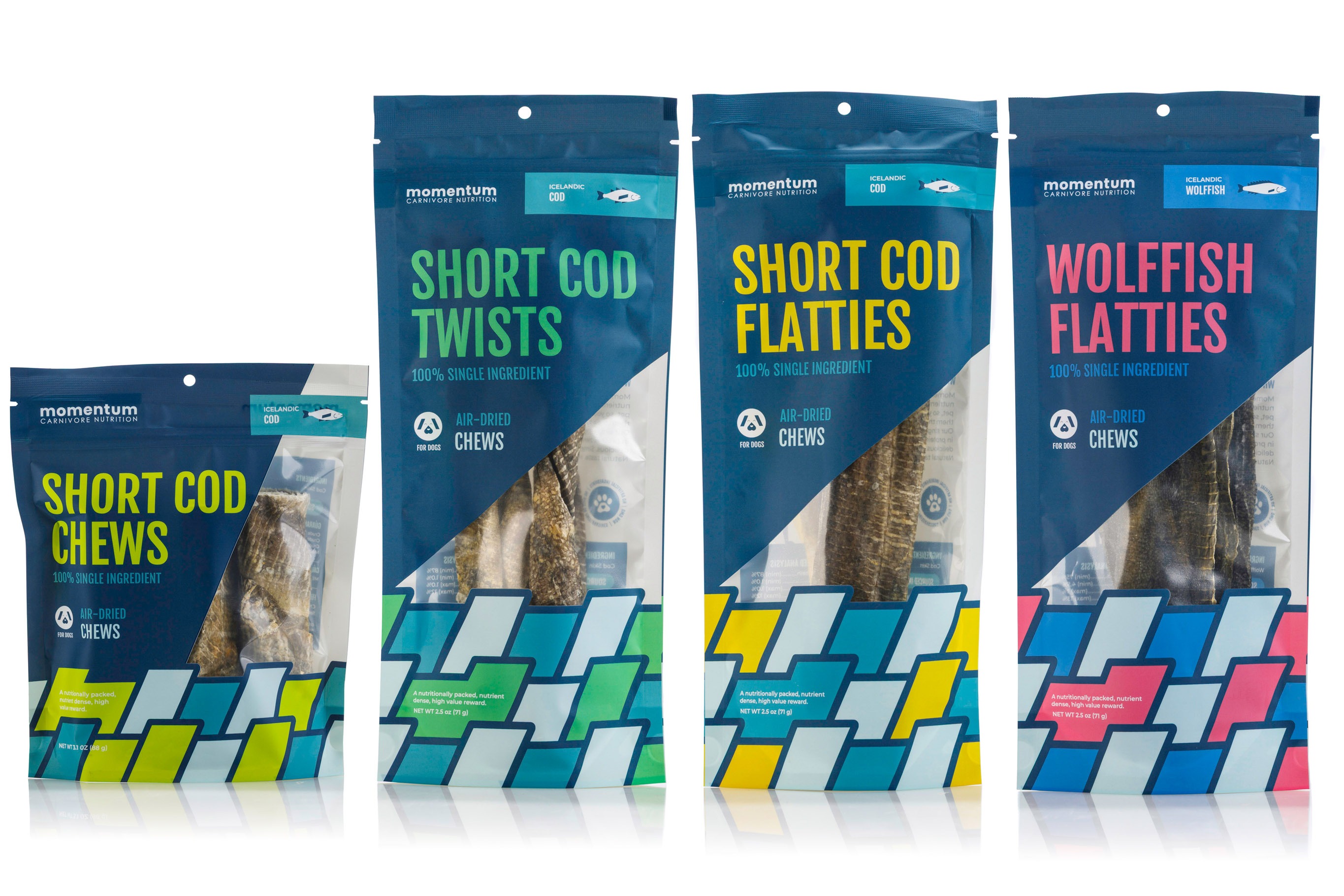 Momentum Carnivore Nutrition Icelandic Fish Chews - New Additions 794