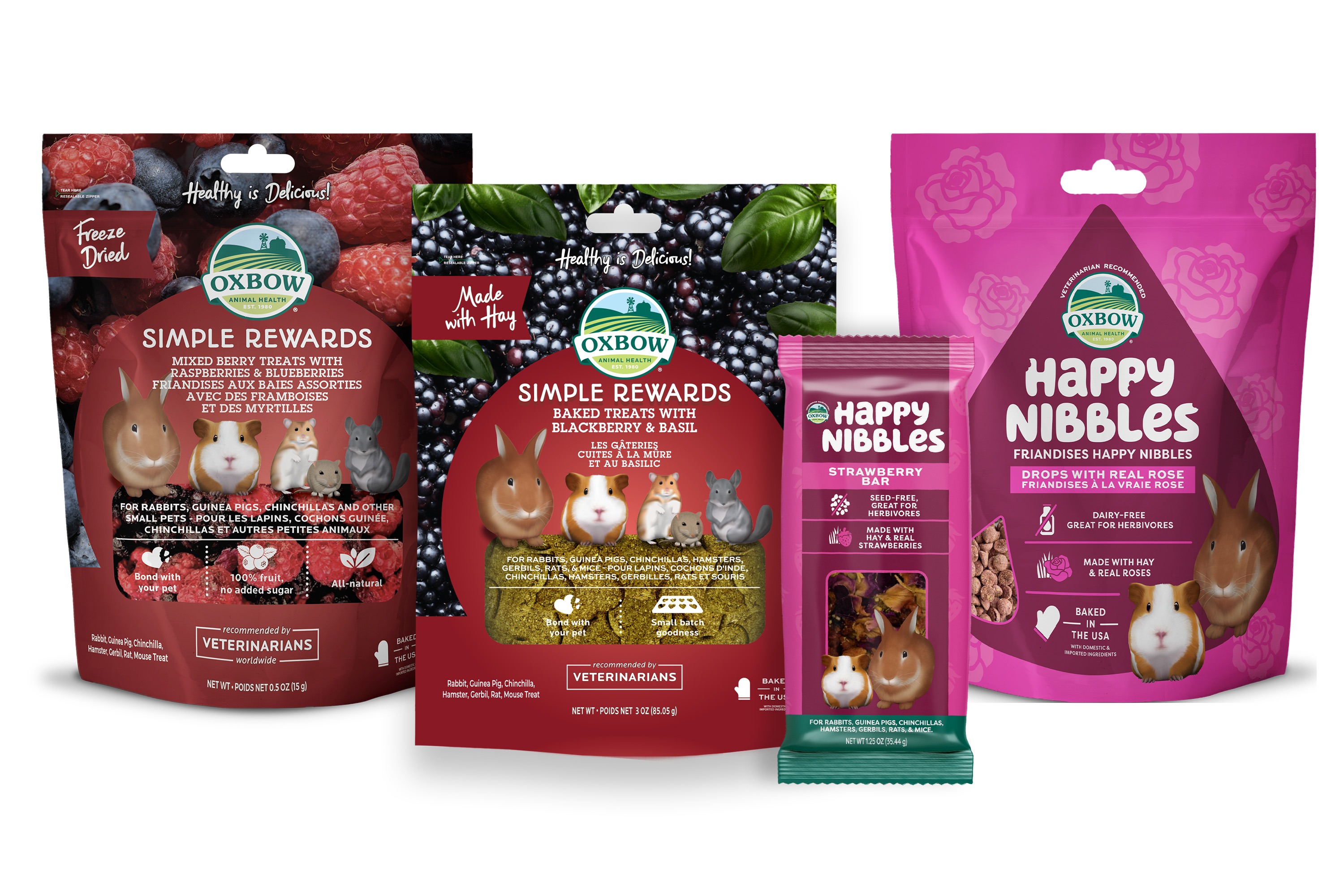Oxbow Animal Health Family of Treats 811