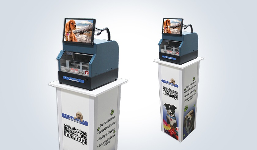 iMARC Pet Tag Engraver with Podium 877
