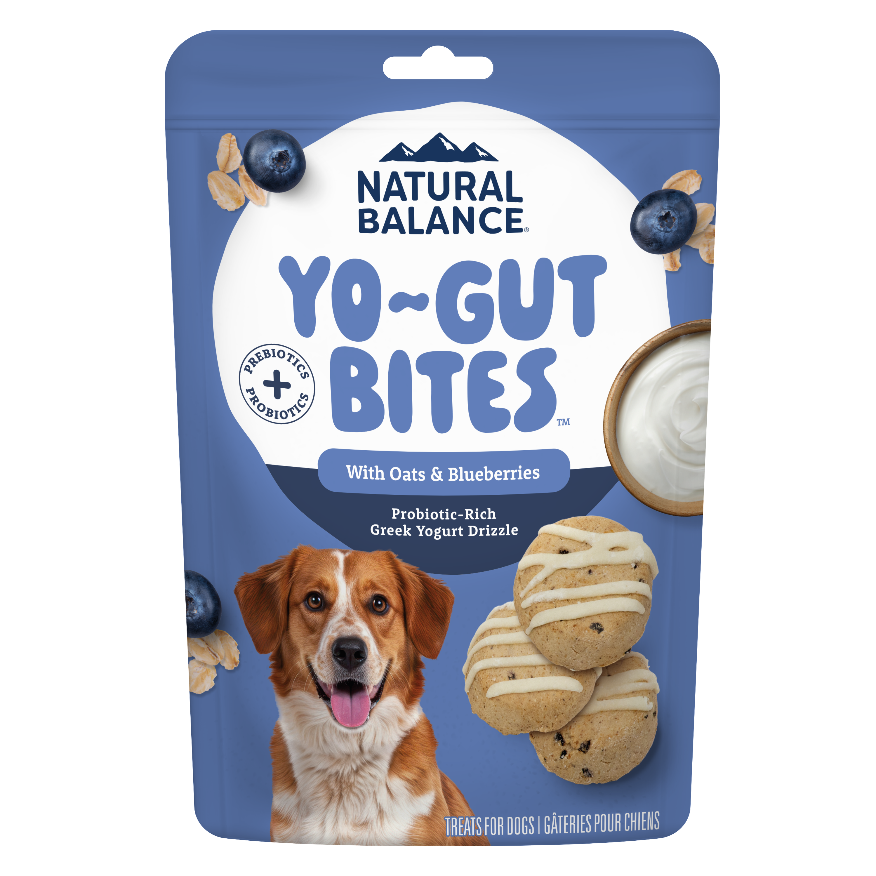 Natural Balance Yo-Gut Bites with Oats & Blueberries, 4.5 oz. 886