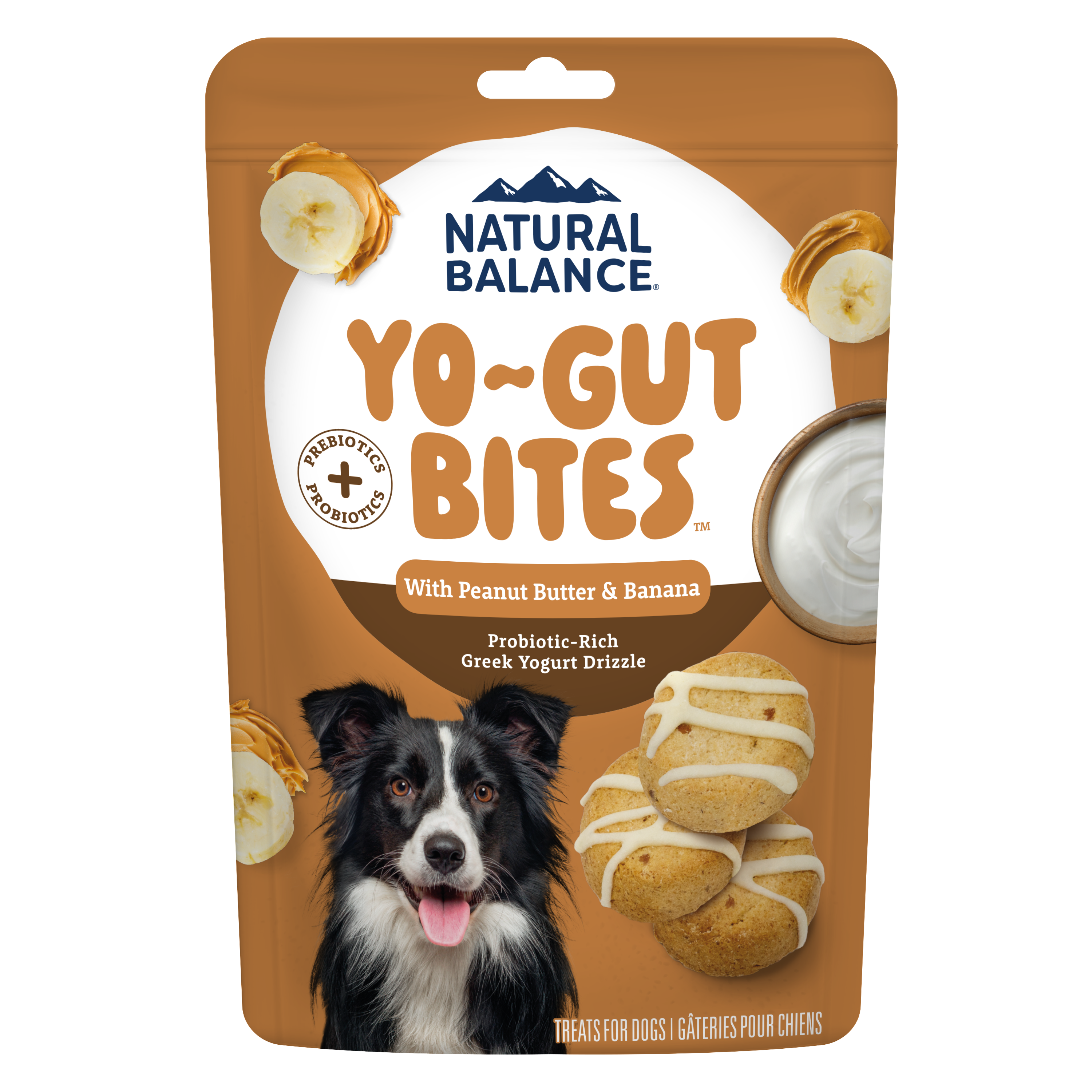 Natural Balance Yo-Gut Bites with Peanut Butter & Banana, 4.5 oz. 888
