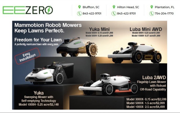 EE Zero- Mammotion Robot Mowers Show Specials 100