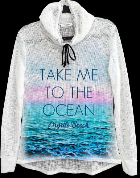 Take Me To The Ocean Mesh Beach Cover 77