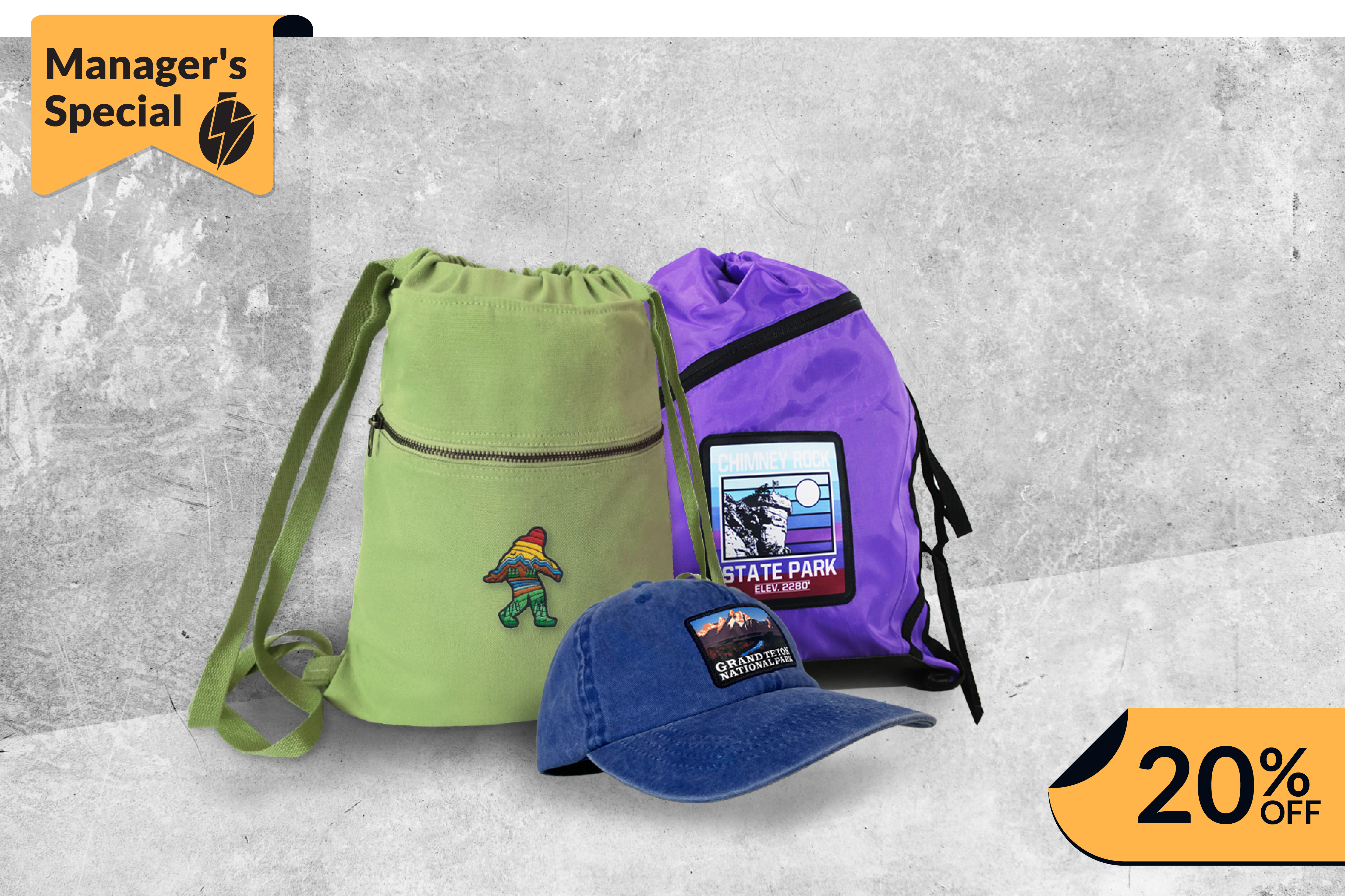 20% OFF Custom Garmet Washed Caps & Totes 85