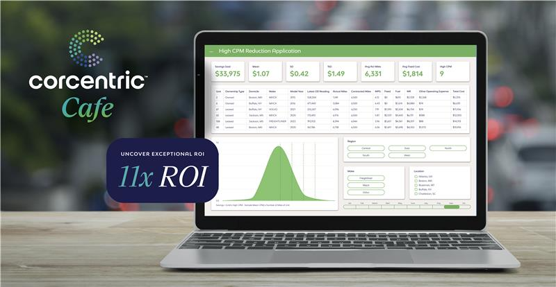 Corcentric Cafe. Smart Analytics. Optimized Fleet. 43