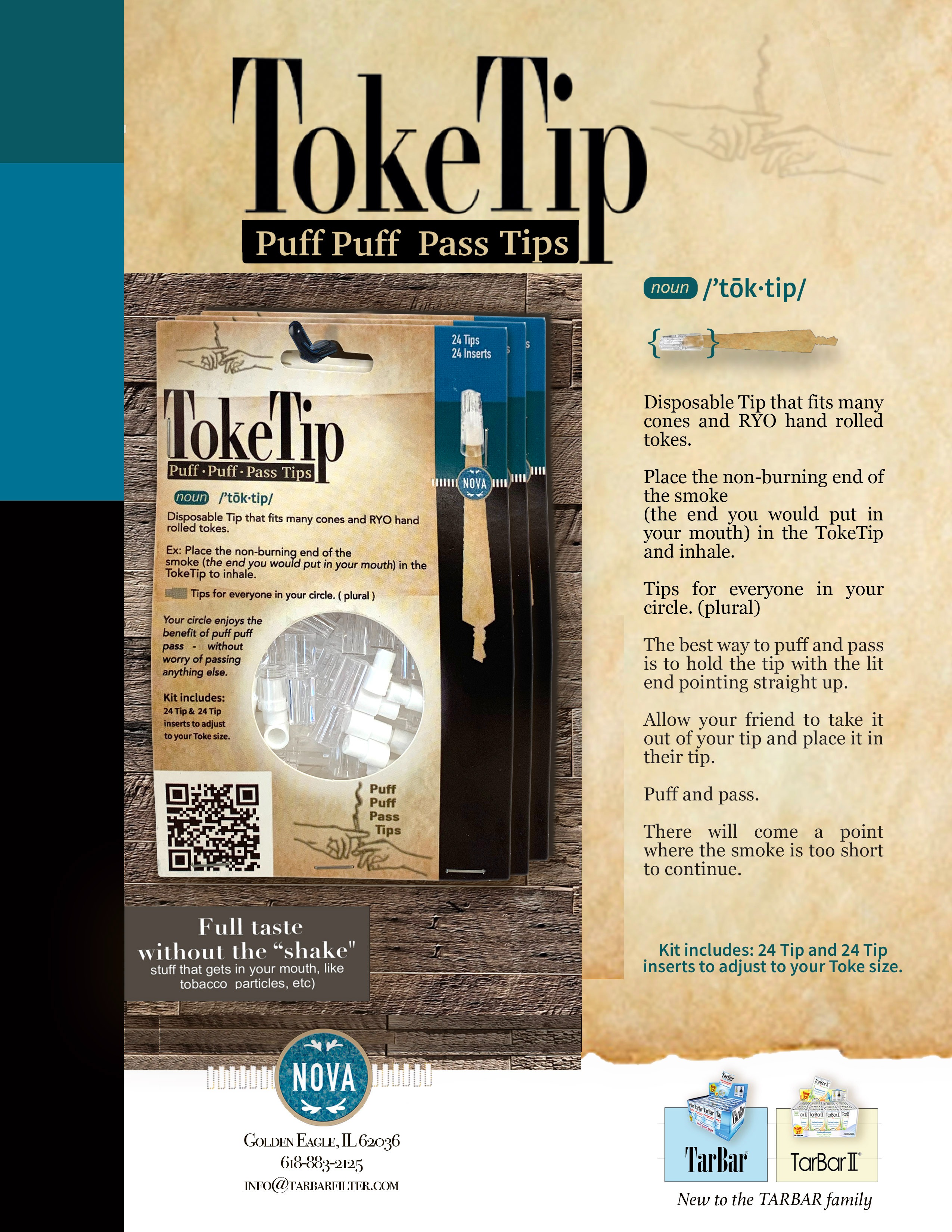 TOKETIP - Puff Puff Pass Tips 185