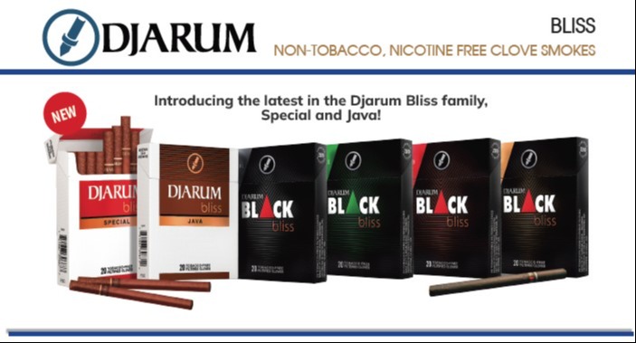 Djarum Bliss Non-Tobacco Filtered Clove Smokes 267