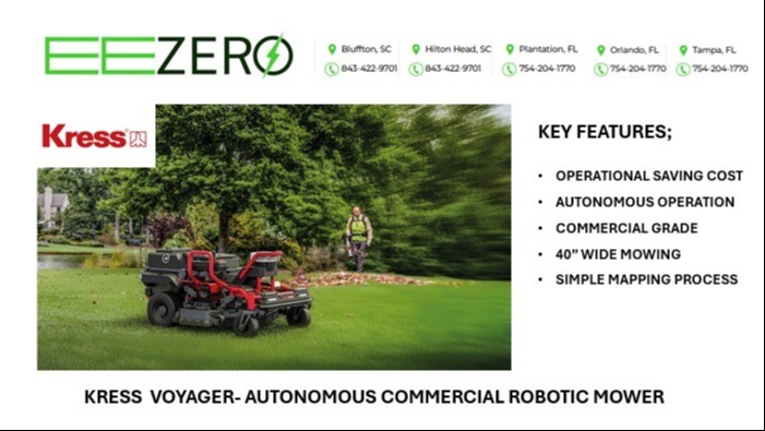 EE Zero- KRESS Voyager 40" Autonomous Mower 218