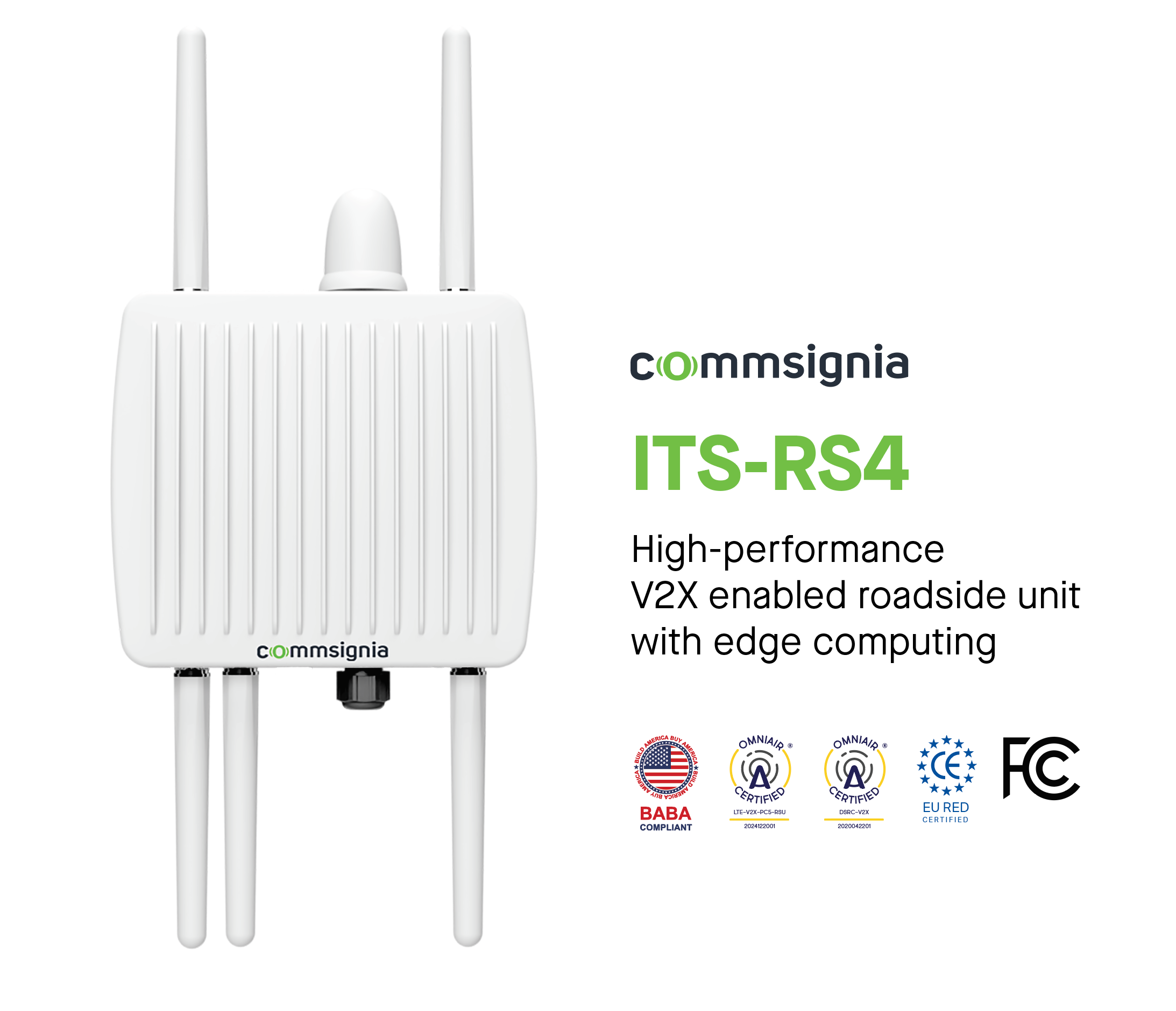 Commsignia ITS-RS4 V2X enabled roadside unit 137