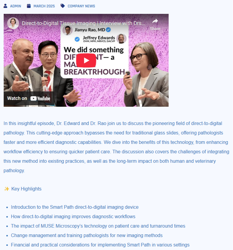 Direct-to-Digital Imaging | Interview with Dr. Jianyu Rao & Dr. Jeffrey Edwards 46