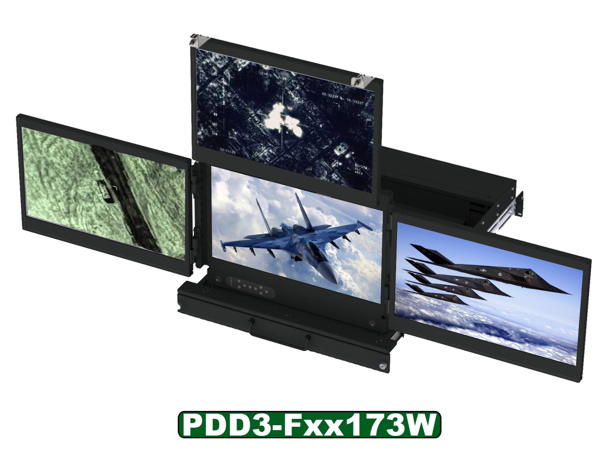 Rugged Hydra Rack Monitors 242