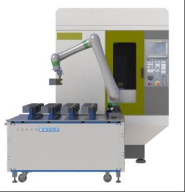 VersaBuilt MultiGrip + FANUC Robotics Machine Tending System 432