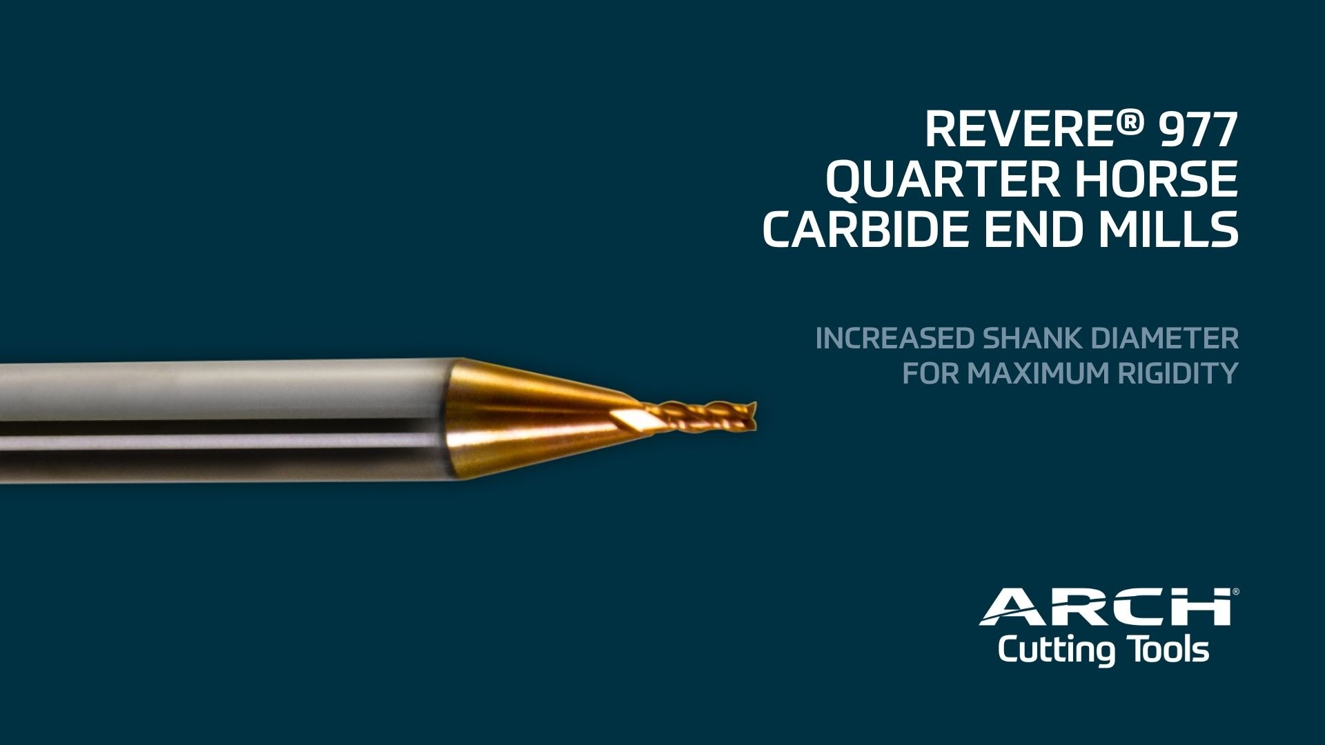 REVERE 977 QUARTER HORSE CARBIDE END MILLS 437