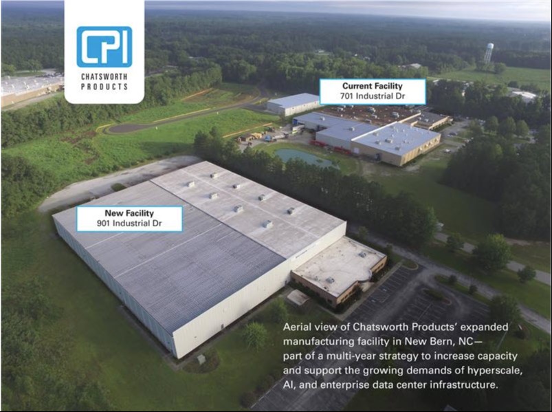 Chatsworth Products Expands Manufacturing Capacity to Support Hyperscale, AI, and Enterprise Infrastructure Growth 161
