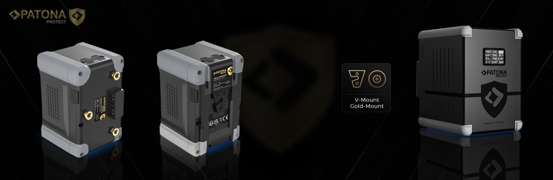 Meet with PATONA's  Protect Series V-Mount & Gold-Mount Batteries! 116