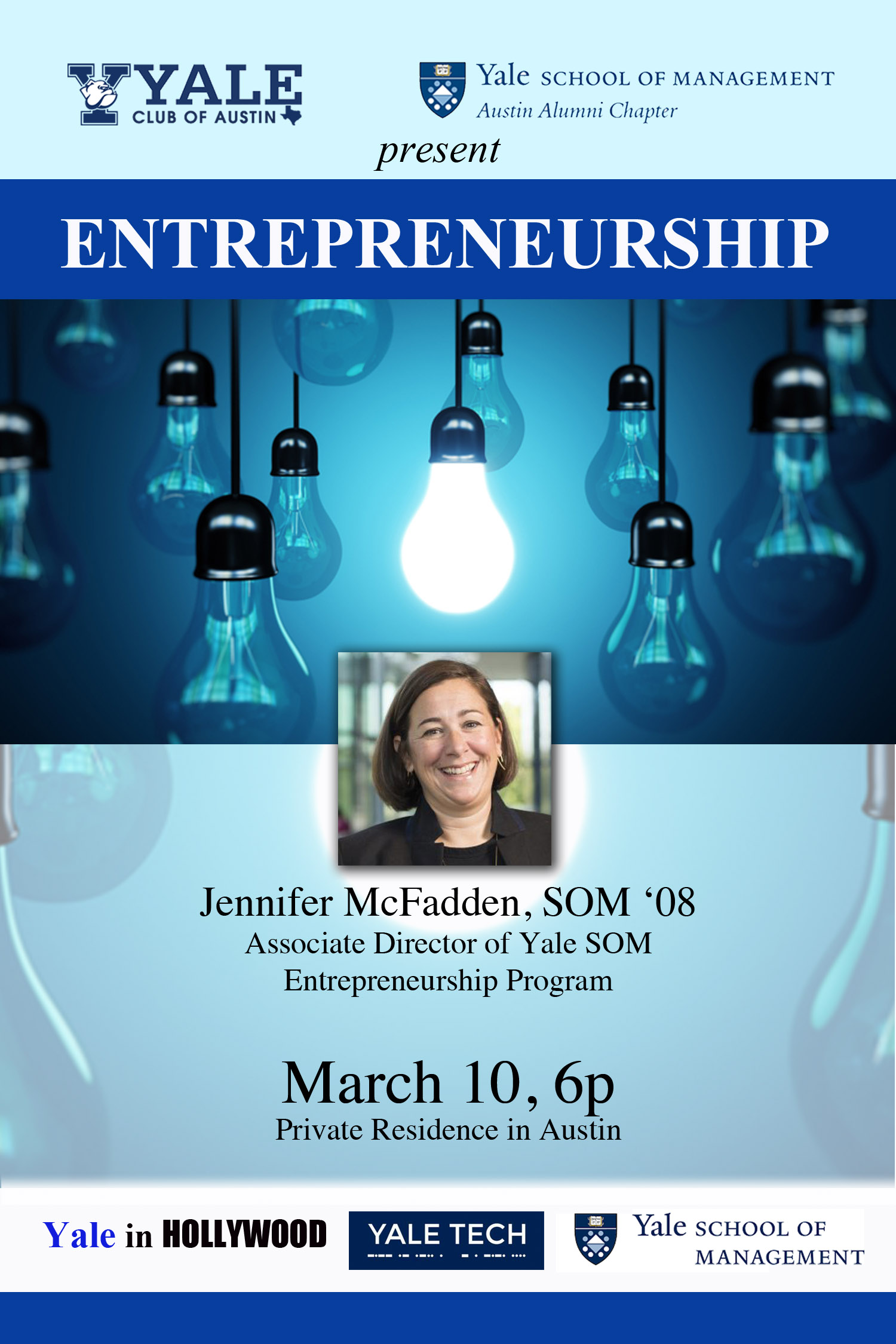 Yale Entrepreneurship: Associate Director of Yale SOM and Yale Entrepreneurs 141