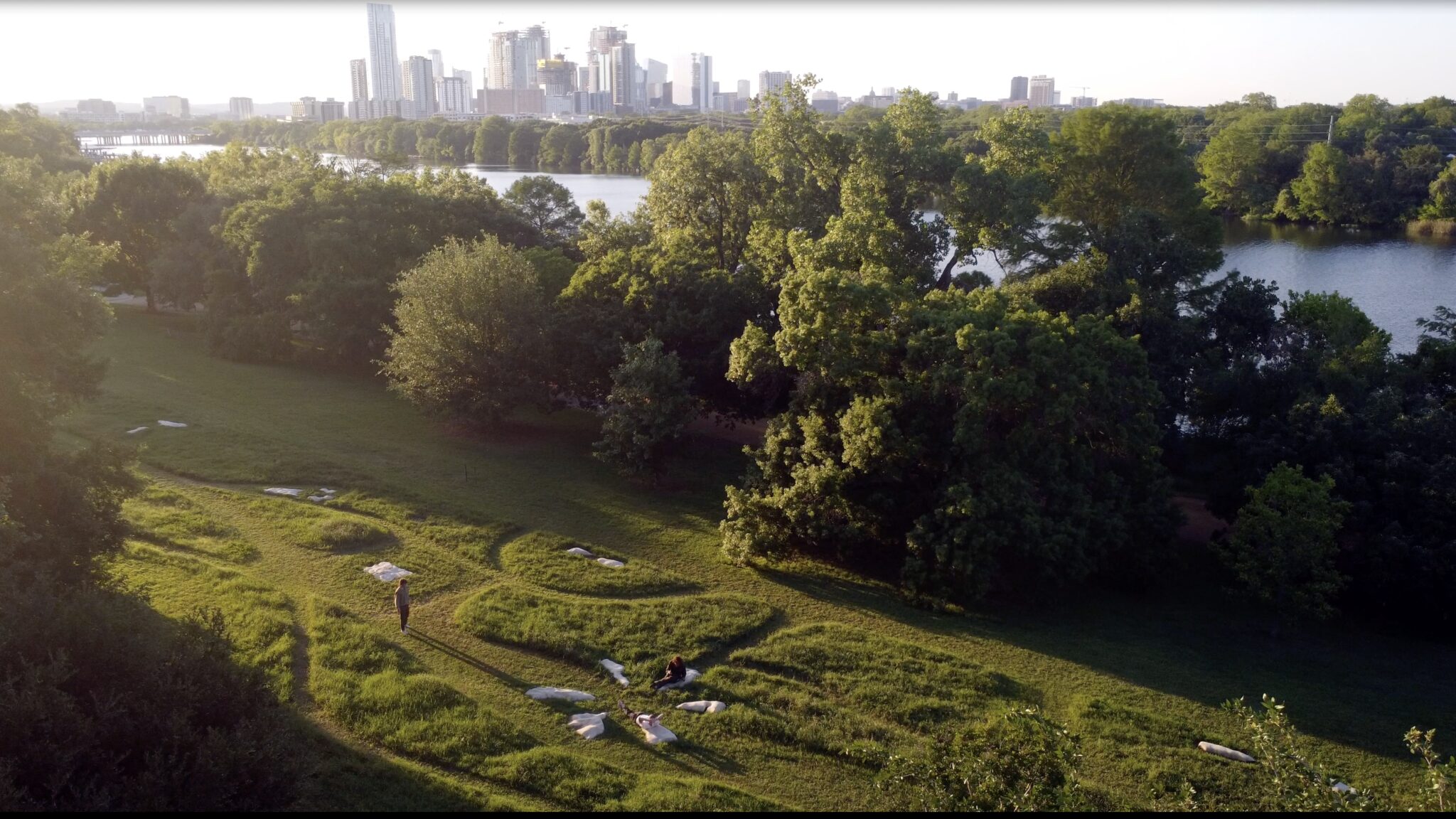 Sunset at the Conversation Stones 255