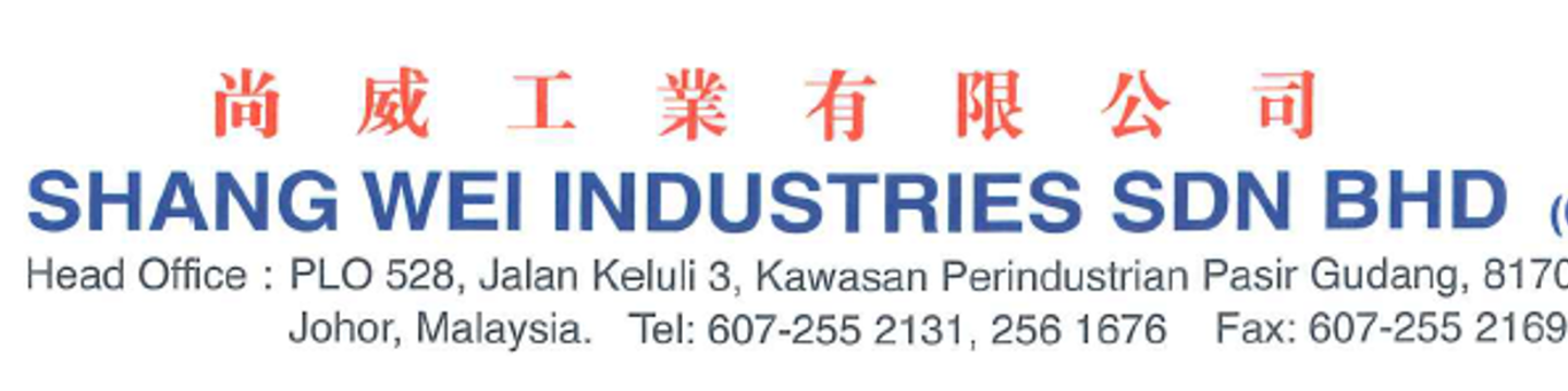 Shang Wei Industries SDN BHD 141