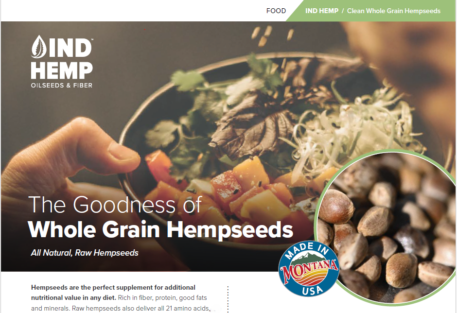 Whole Hempseed Grain 1599