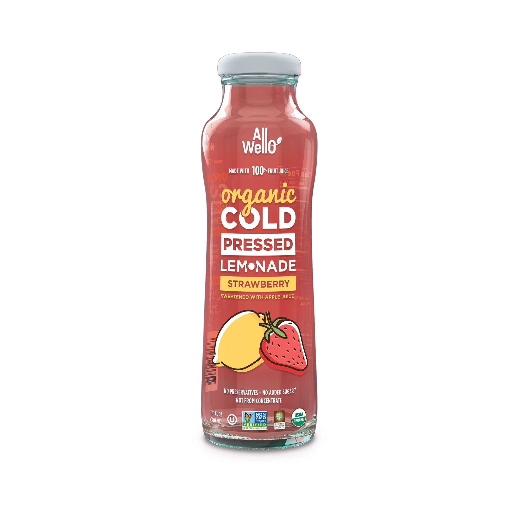 AllWellO Organic Cold-Pressed Lemonades 898