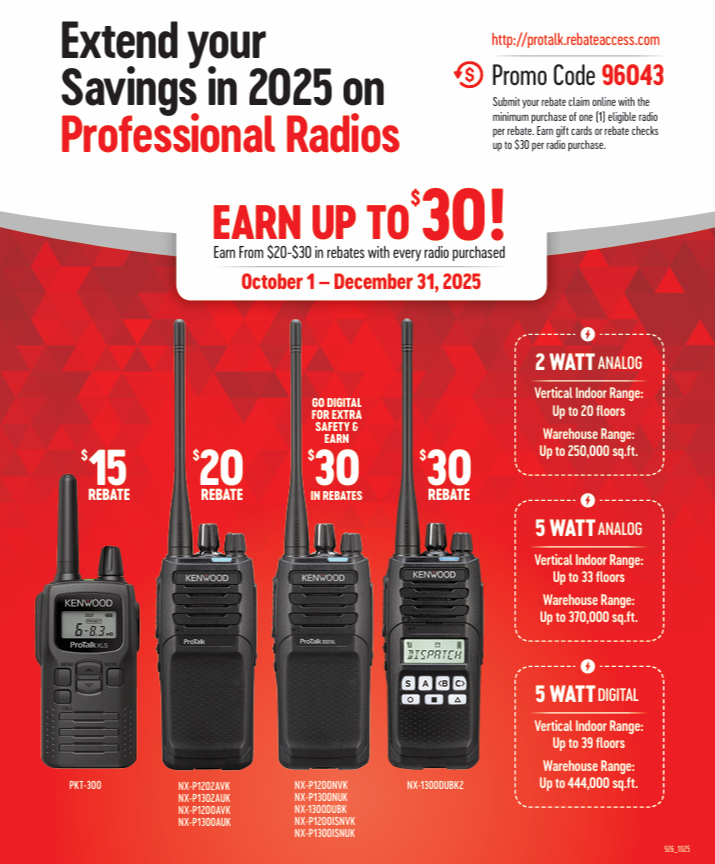 Kenwood Protalk Radio Rebate 65