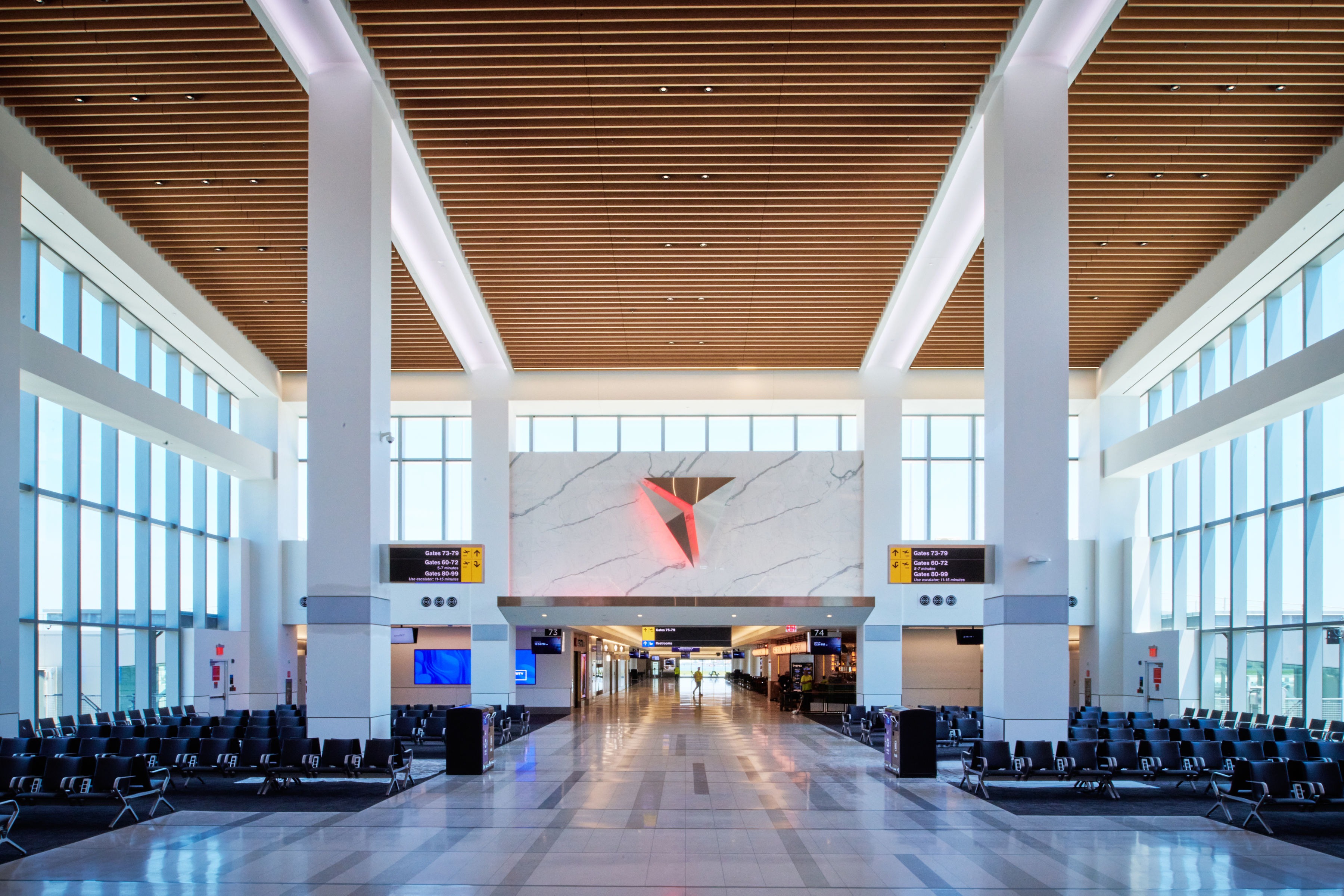 27 airports in the US furnished with Kusch+Co products. 238