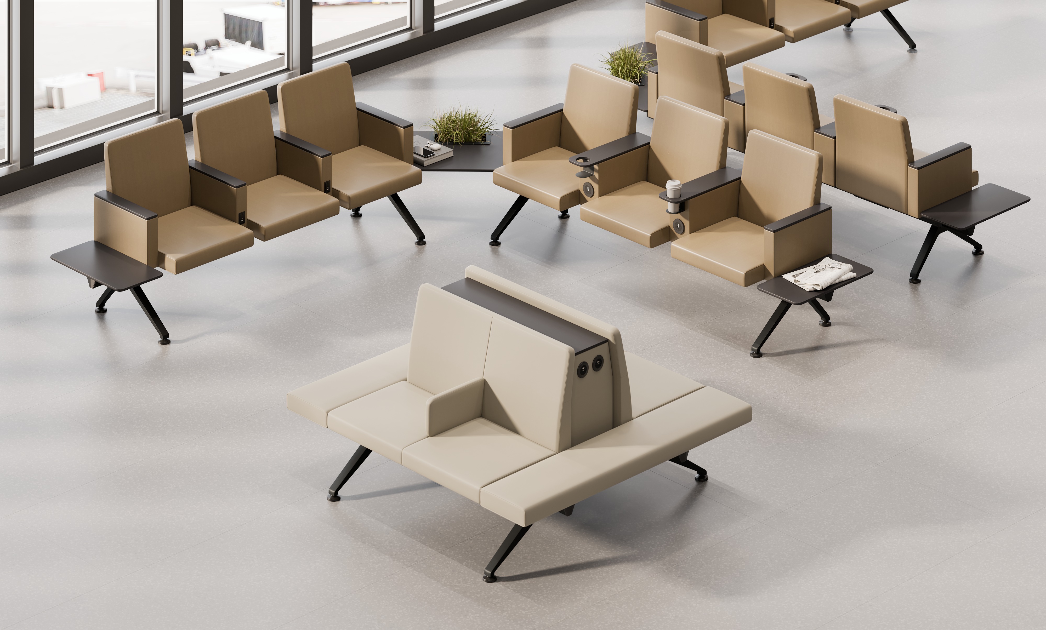 V-Travel Soft Bench by Justus Kolberg 97