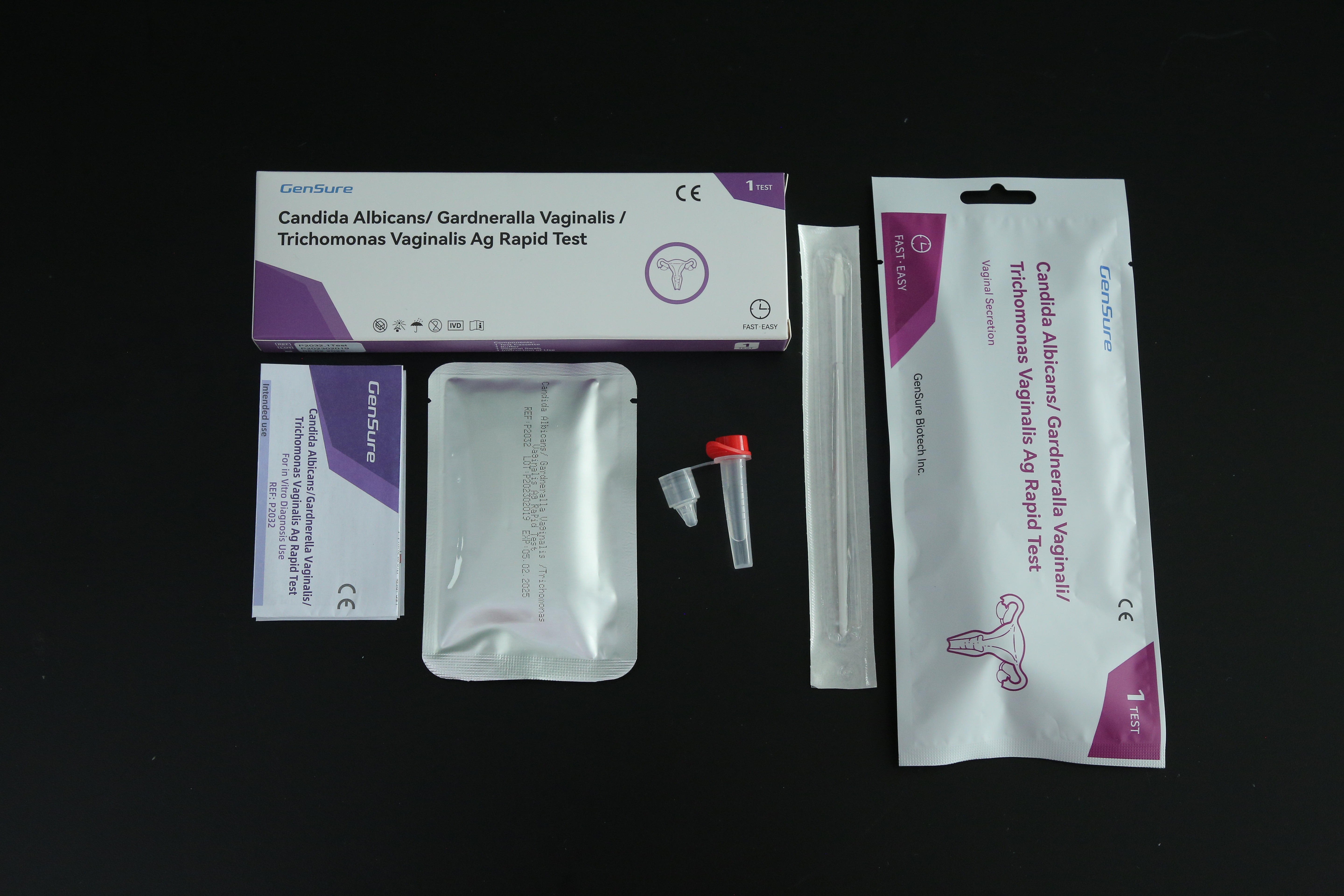 Candida Albicans/Gardnerella Vaginalis/Trichomonas Vaginalis Ag Rapid Test 1125