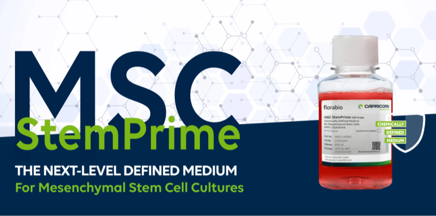 Capricorn Scientific & Bio-Merchant:  MSC StemPrime – A Next-Generation Defined Medium for Mesenchymal Stem Cell Culture 260