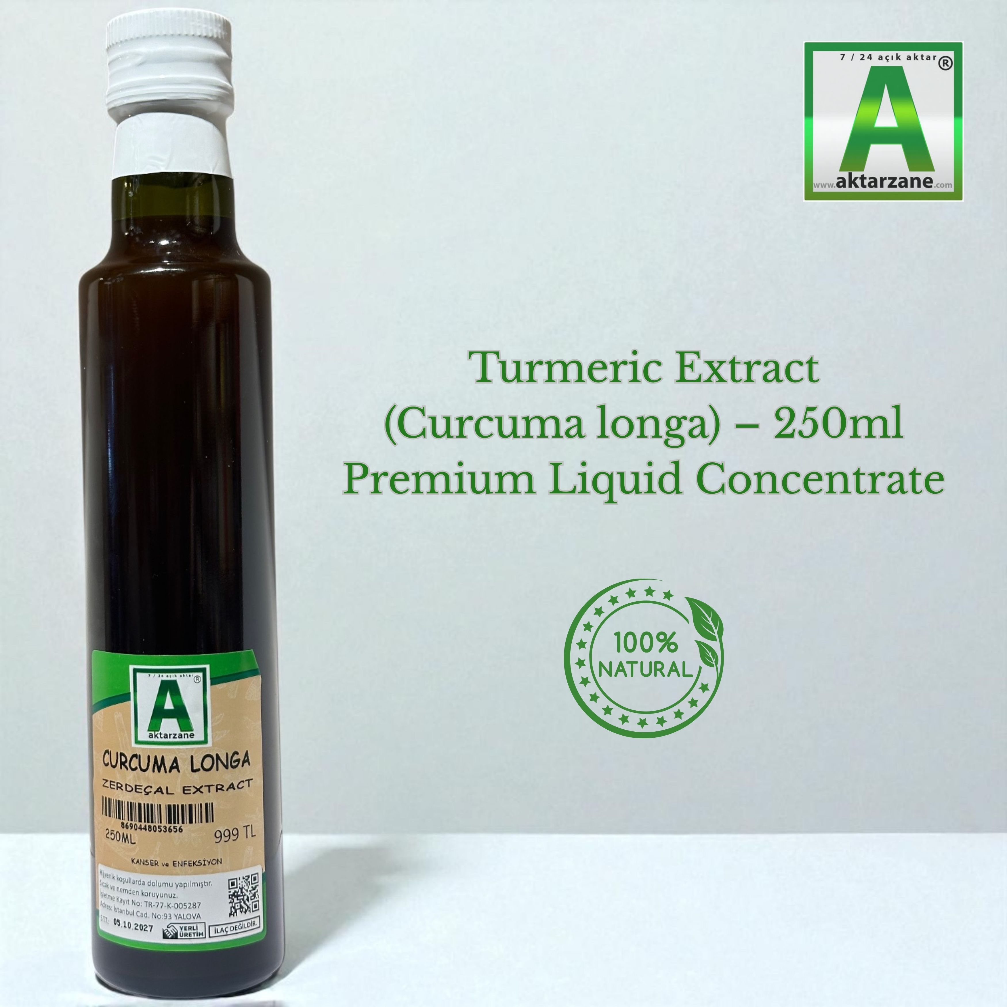 Turmeric Extract (Curcuma longa) – 250ml 437