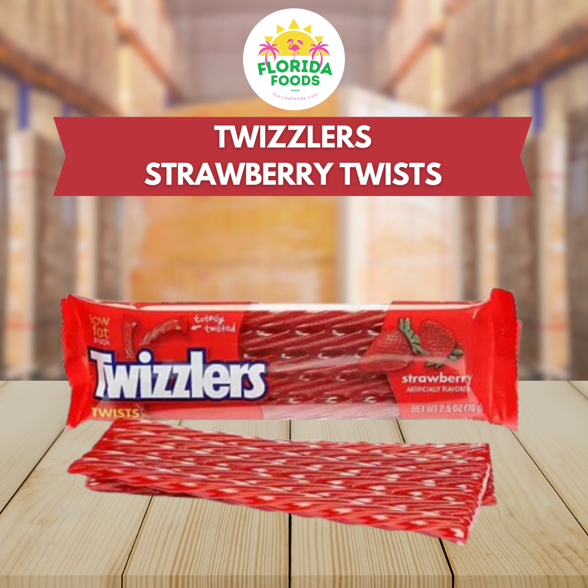 TWIZZLERS STRAWBERRY TWISTS 637