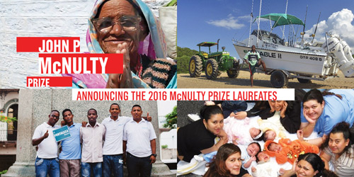 Announcing The 2016 Laureates Of The John P. McNulty Prize 66
