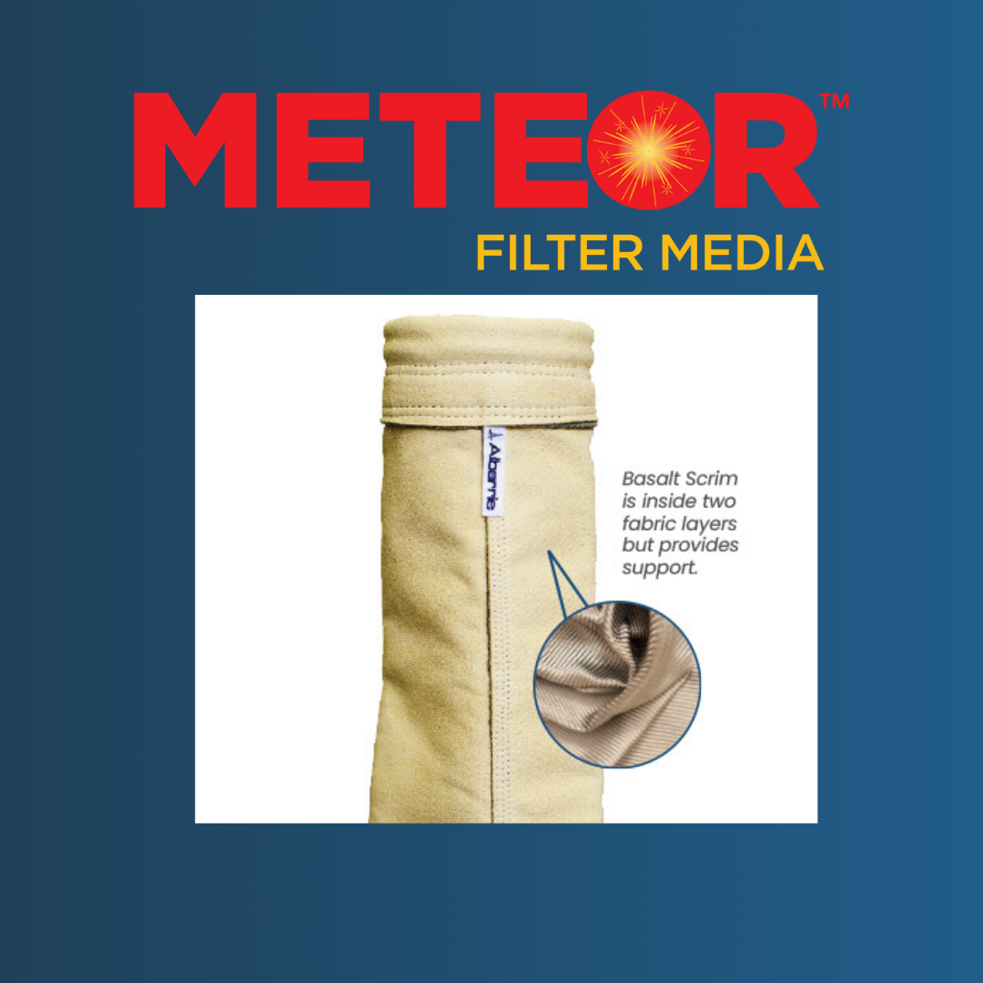 New Hampshire Manufacturer Chooses Albarrie’s Meteor™ Filter Bags for High-Temperature Dust Collector Applications 319