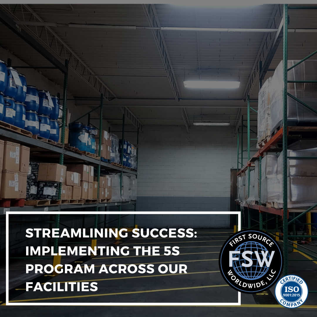 STREAMLINING SUCCESS: IMPLEMENTING THE 5S PROGRAM ACROSS OUR FACILITIES 267