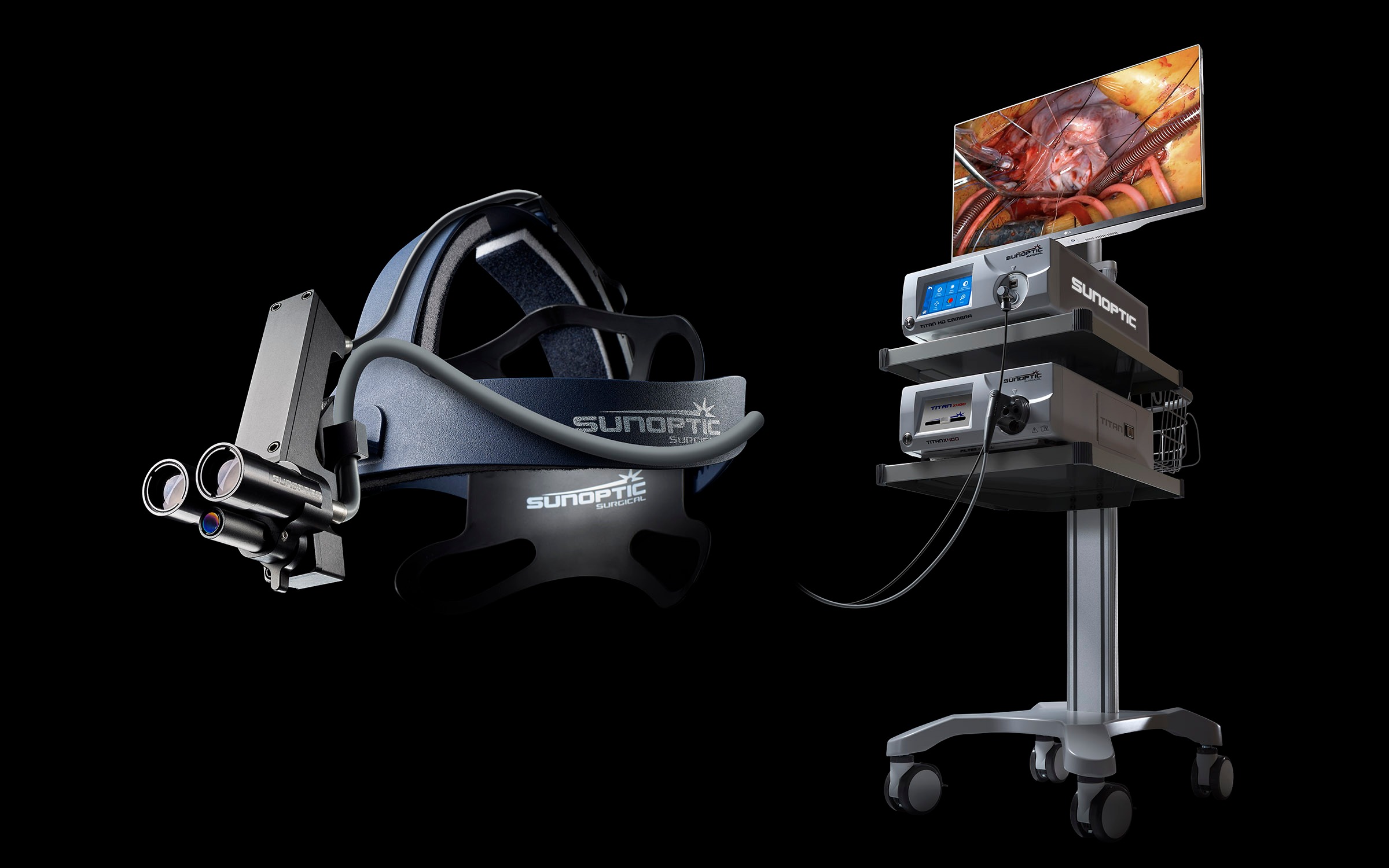 HDC-300 Sunoptic Surgical HD Headlight Camera System 416