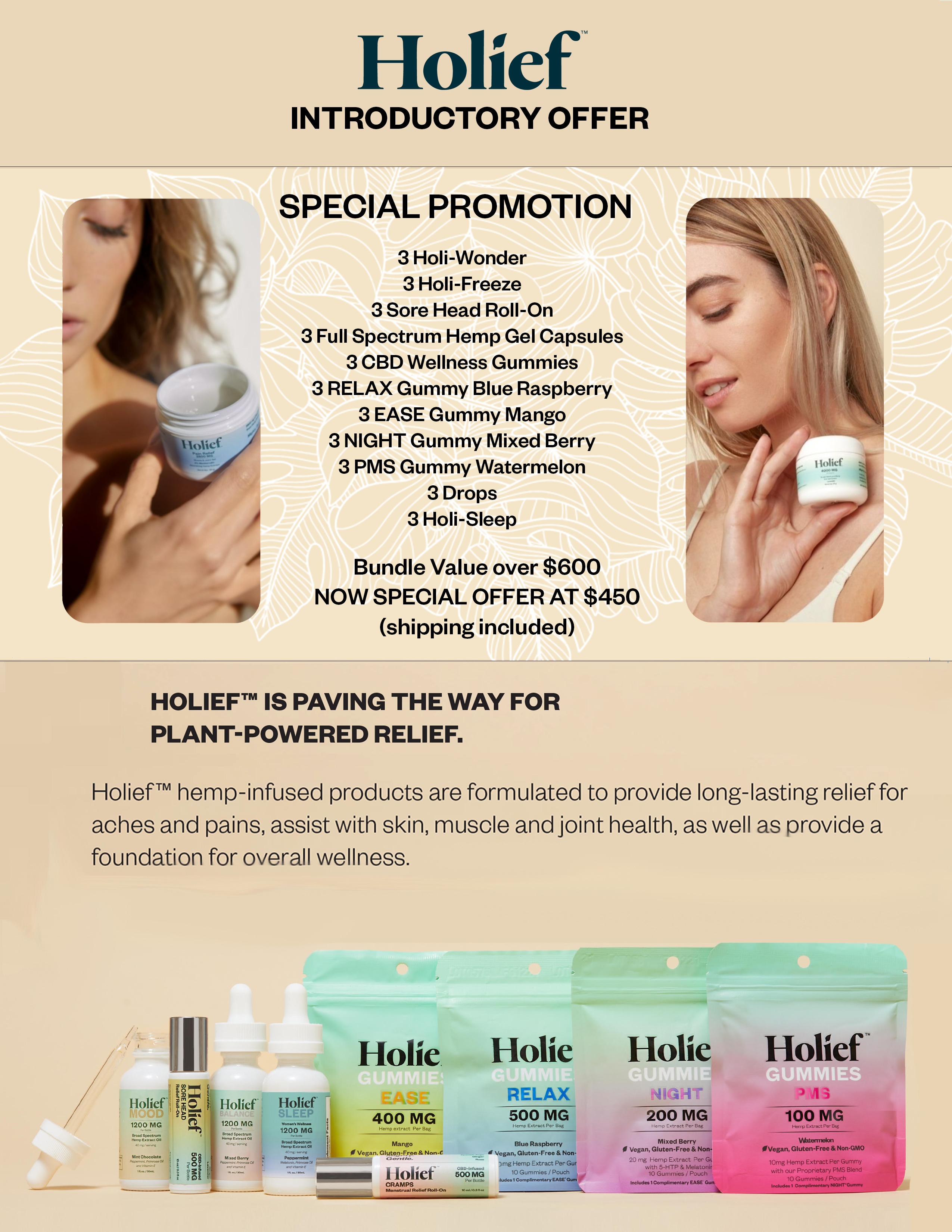 Holief Introductory Offer - Holistic Relief 1019