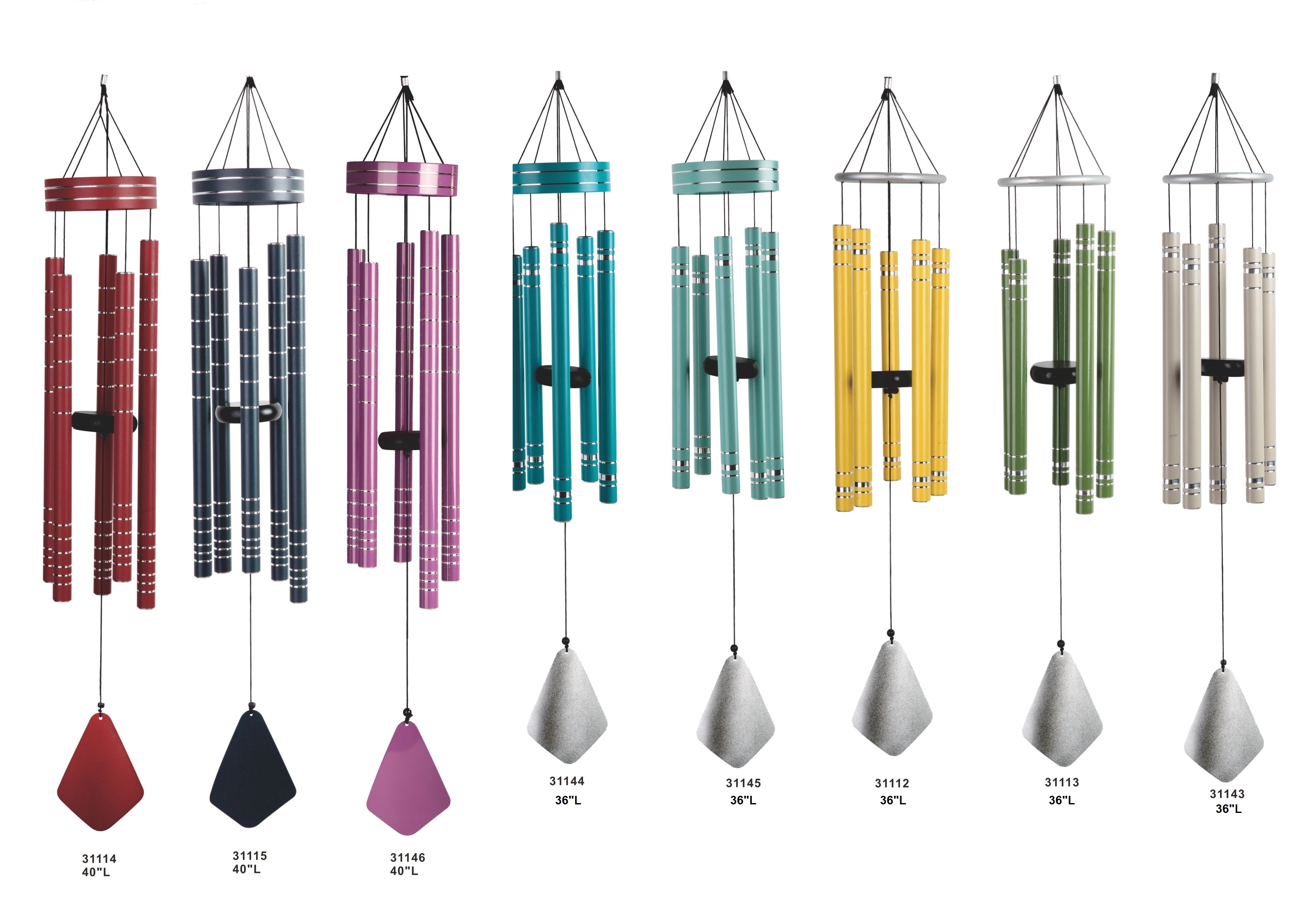 Various style of wind chimes 1041