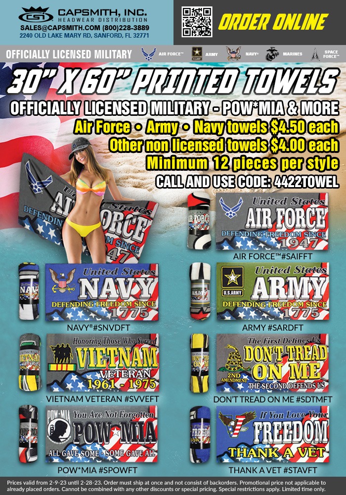Officially Licensed Military Towels 1173