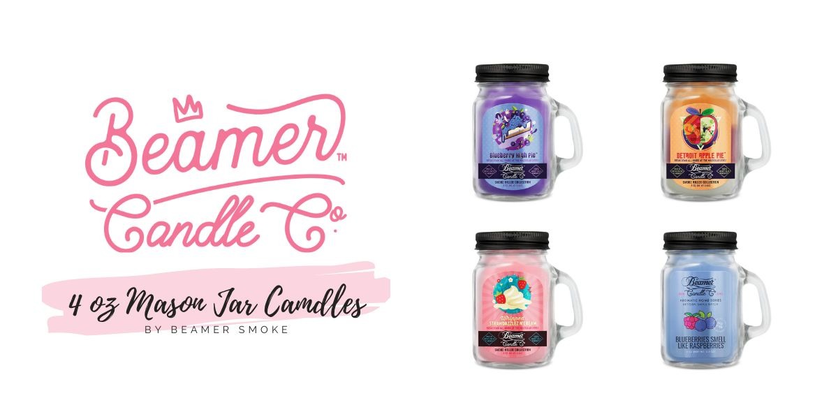 Beamer Candle Co. 4oz Mason Jar Candles 1410