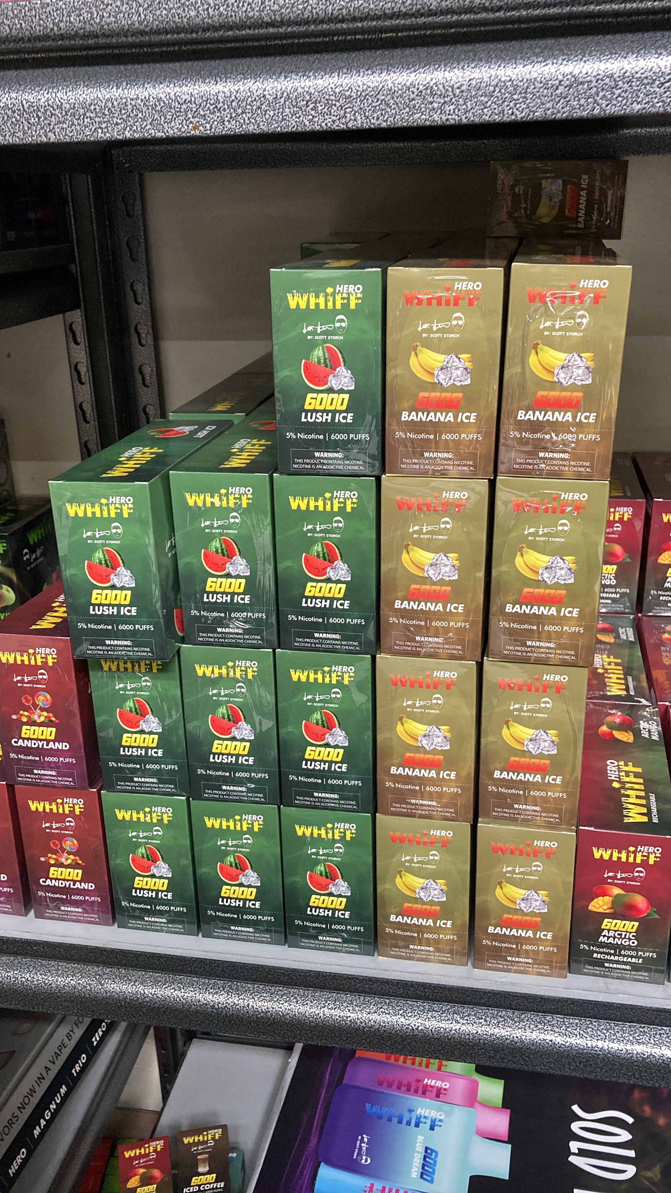 WHIFF 5% NICOTINE VAPES 169