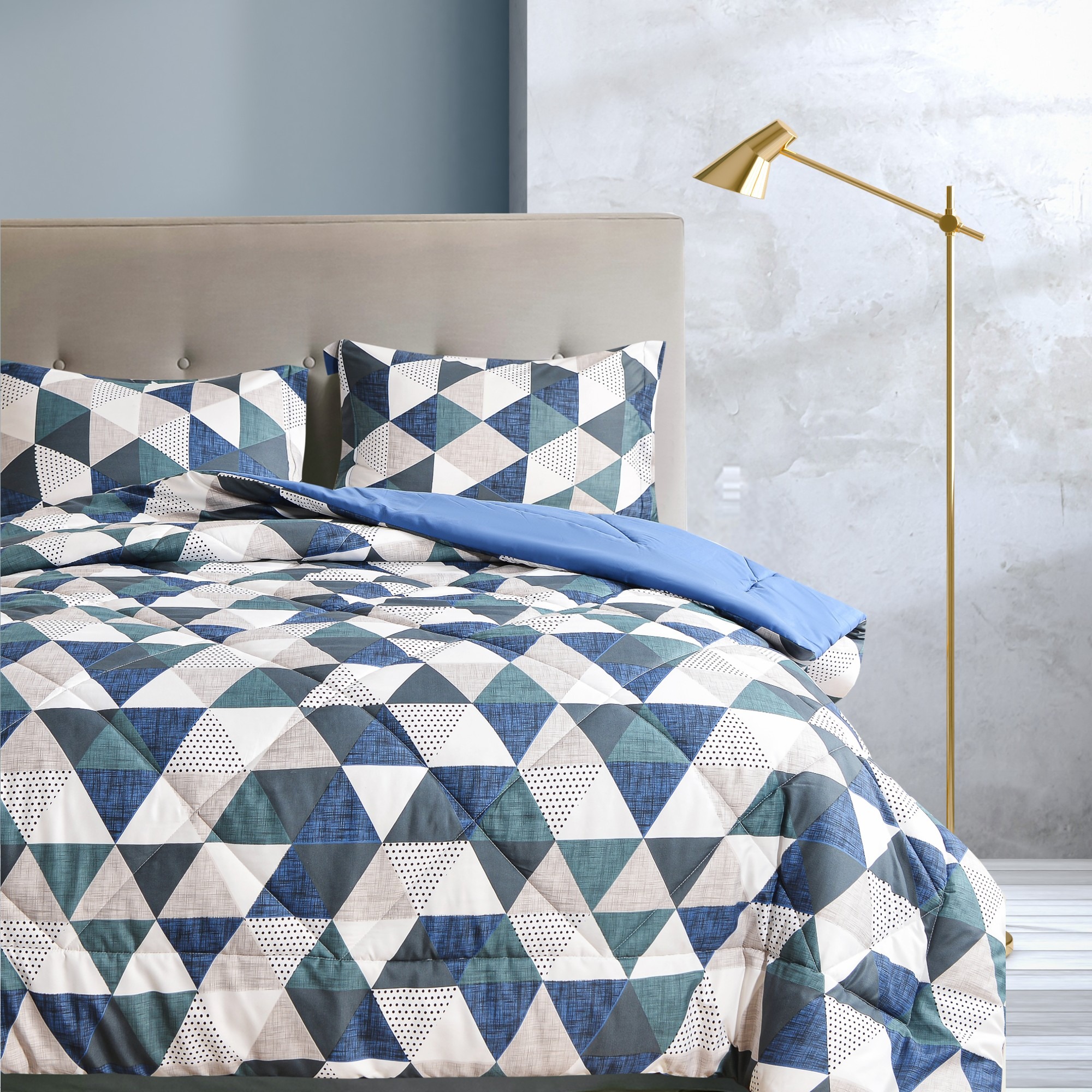 Geometric Comforter Set 623