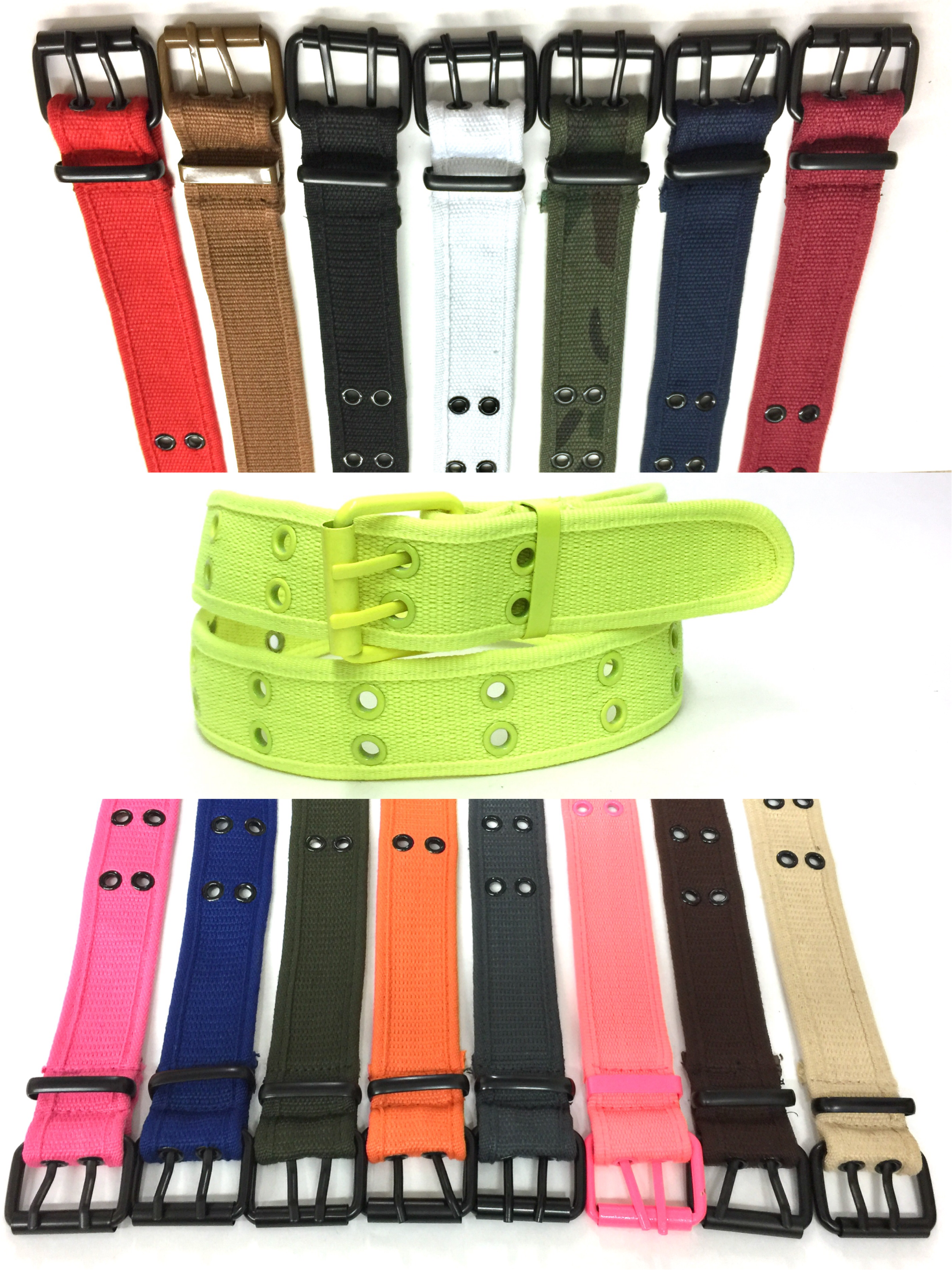 Double Hole Canvas Belts 660