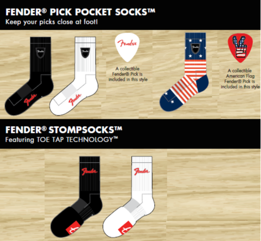 Rock Your Socks Off: Perri’s Introduces New Sock Line in Collaboration with Fender 705