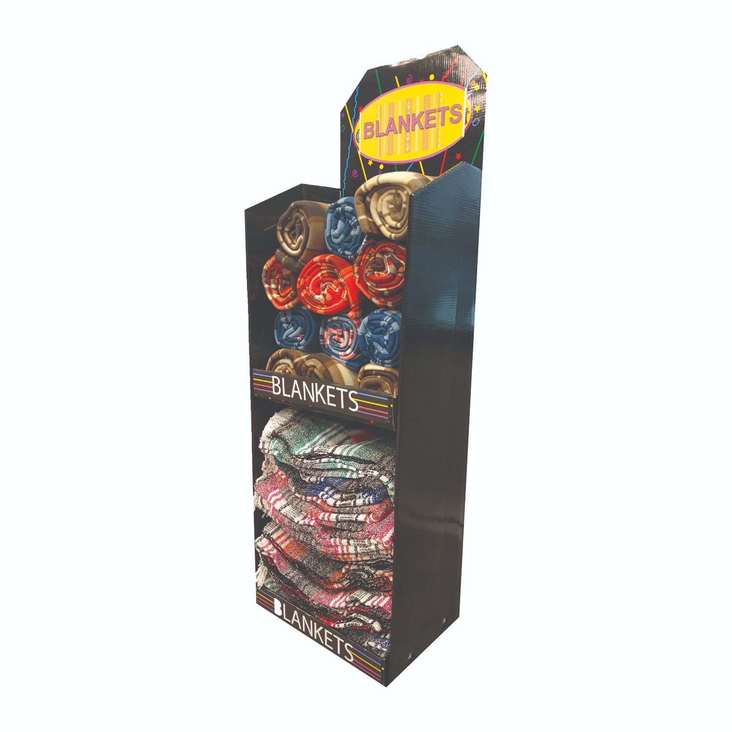24pc Blanket Assortment with Floor Display 735