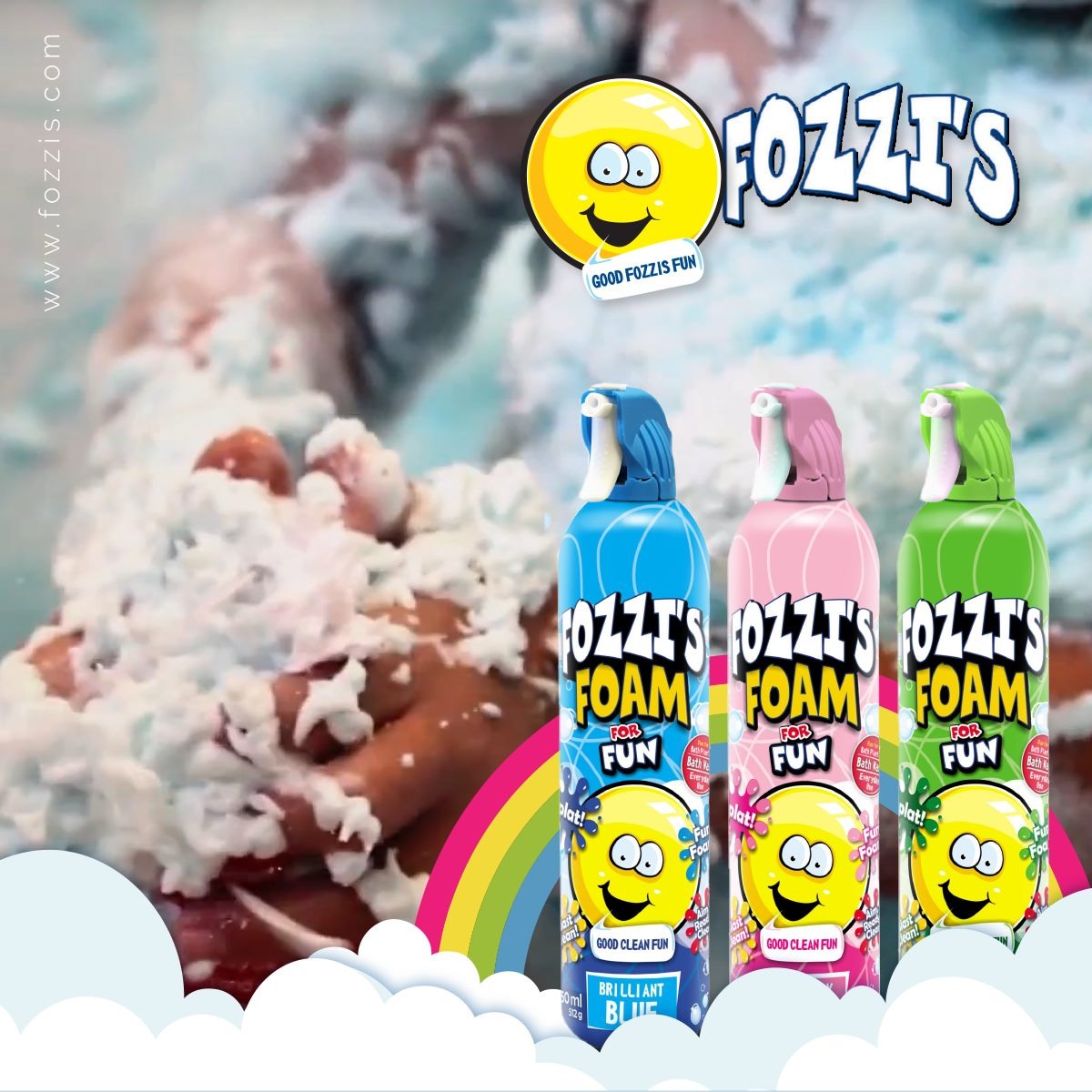 Fozzi's Foam Spray Soap 18oz or 11oz (3 fragrances to choose from) 788