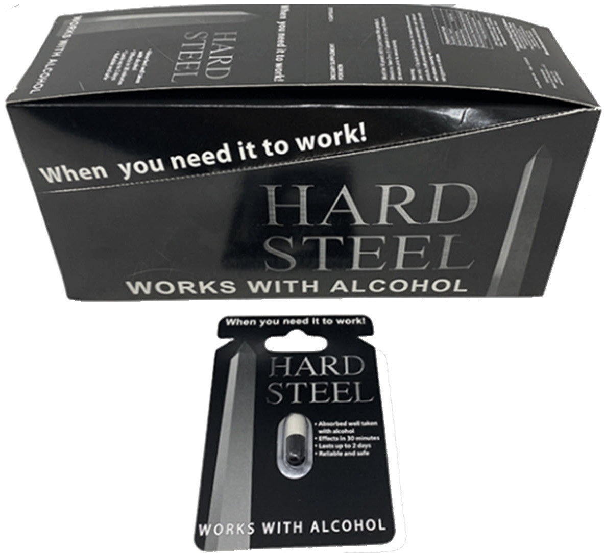 Hard Steel Male Enhancement 24ct 165