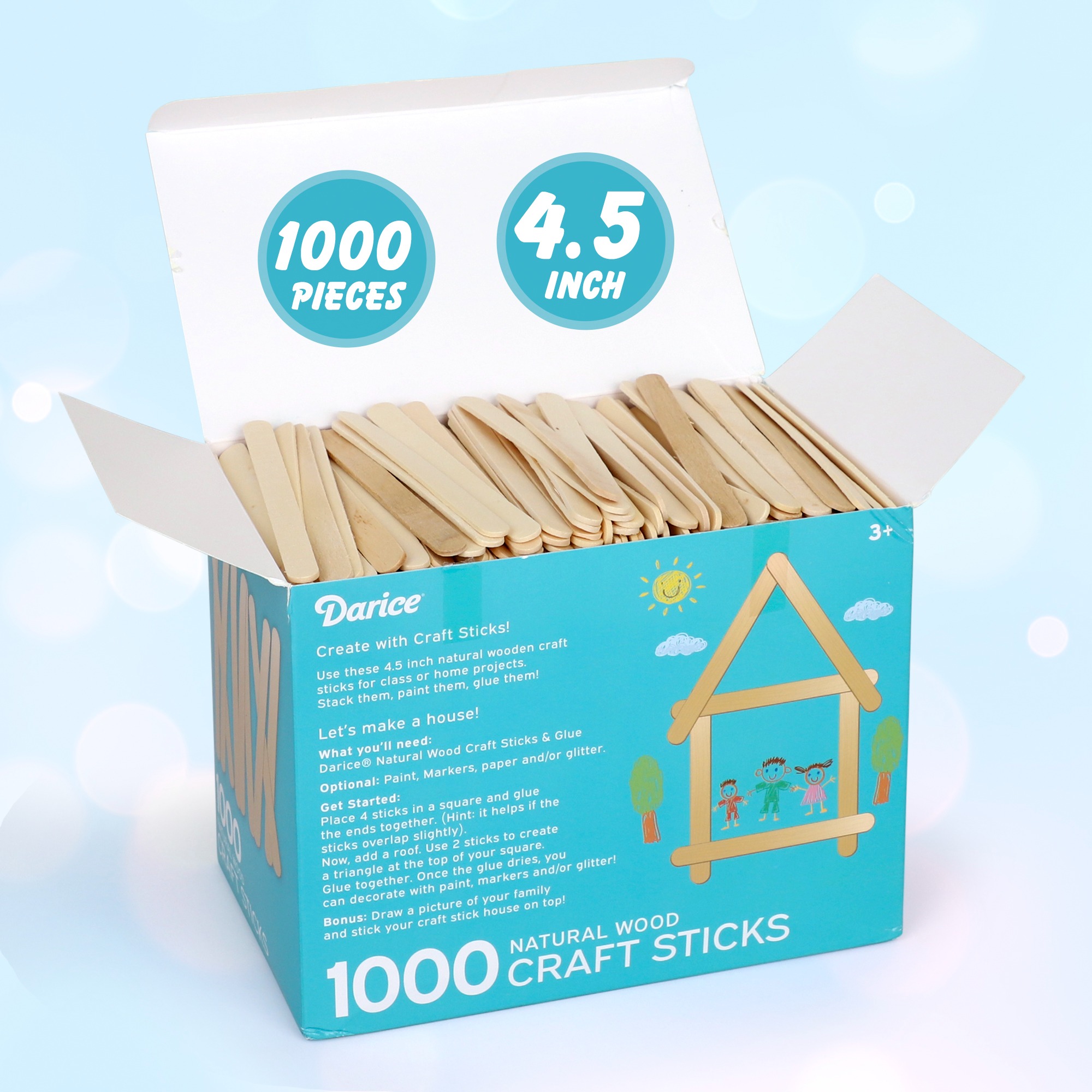 1000 Premium Craft Sticks 180